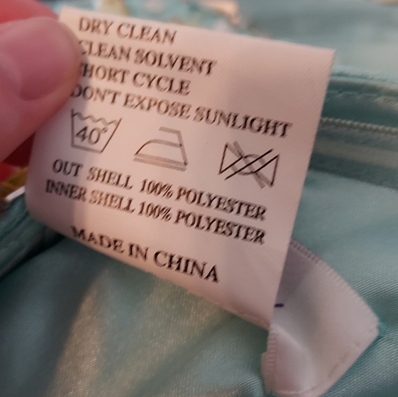 Panoply Size 6 Aqua Sparkly Mermaid Dress - Picture 12 of 12